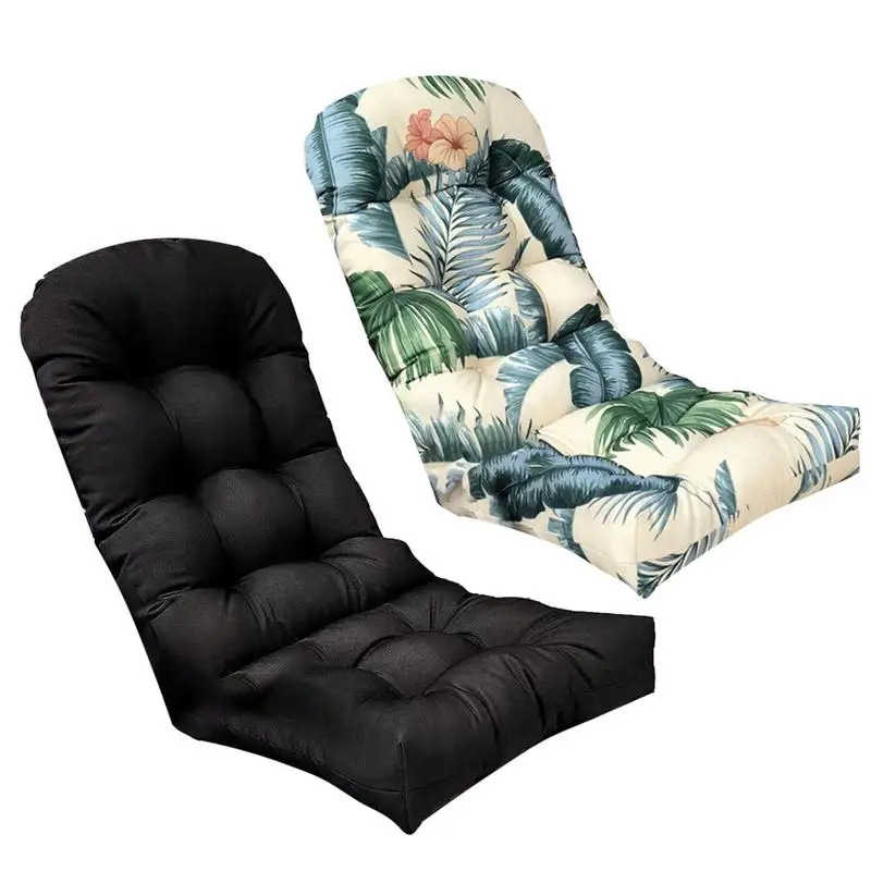 

Подушка для кресла Adirondack Складная Толстая прочная подушка для кресла с эффектом памяти, подушка для сиденья с высокой спинкой, складные подушки для стула