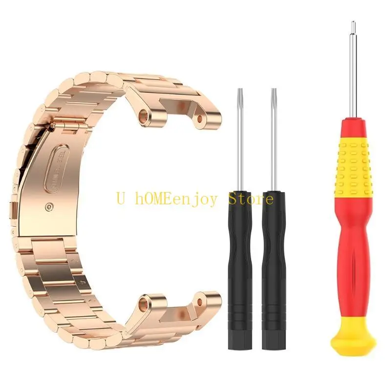 Фото B0KF для T для Watch Band Регулируемая замена из нержавеющей стали Stra №2
