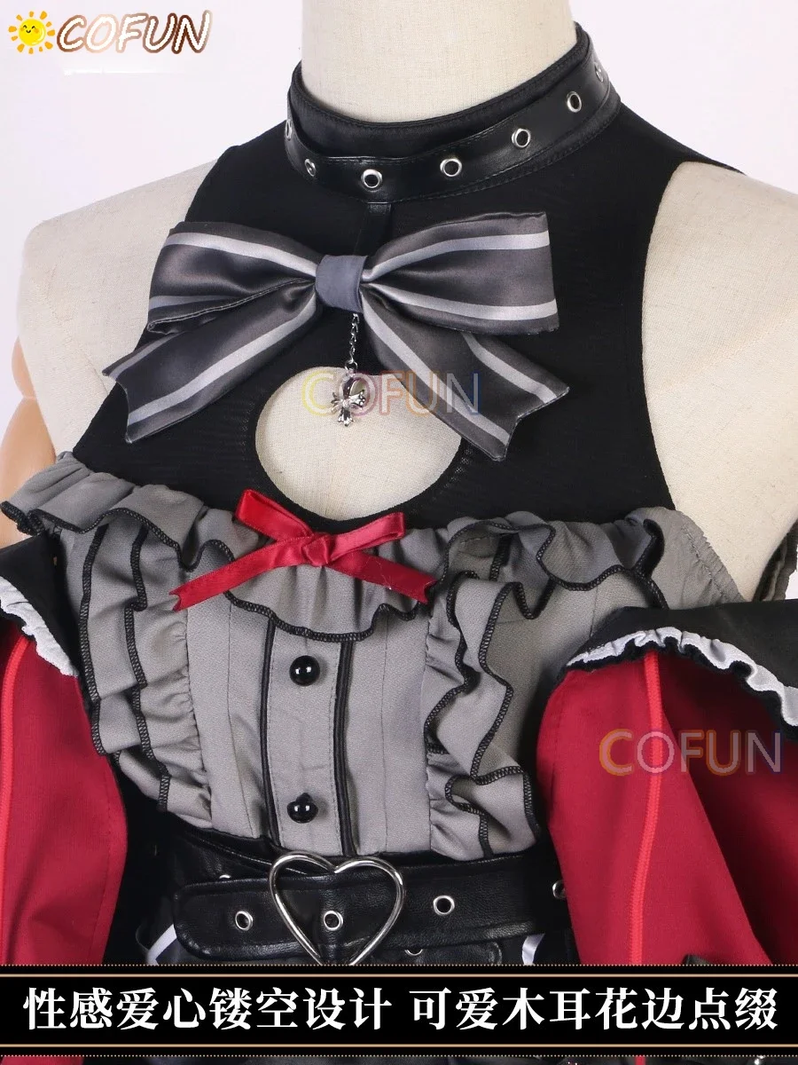 COFUN Vtuber Hololive Sakamata Chloe Косплей Костюм Хэллоуин Наряды Женское Сексуальное Платье