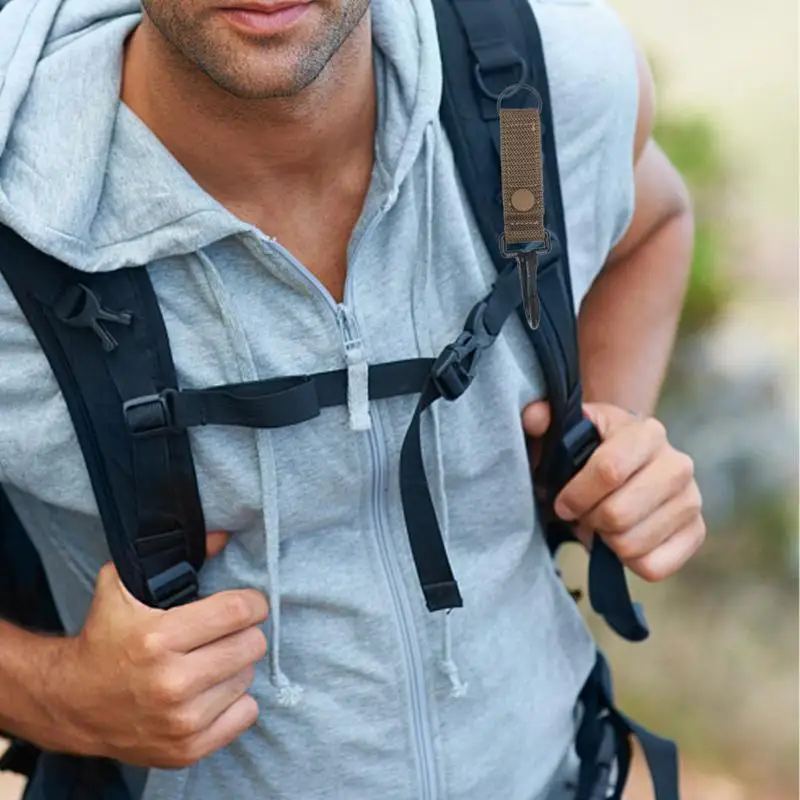 Зажим для ремня ключей уличное кольцо сверхпрочное хранилище нейлоновая лента