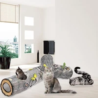 tree hole cat tunnel cat toy foldable cat channel tree tunnel pet intellectual cat toy rolling dragon cat accessories