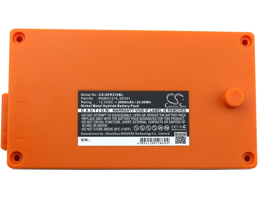 

Cameron Sino 2000mAh Battery GF001, RGRO1215 (RED OR ORANGE ) for Gross Funk K2, SE889, SE889/K2, T24, T30, T31, T52, Vario