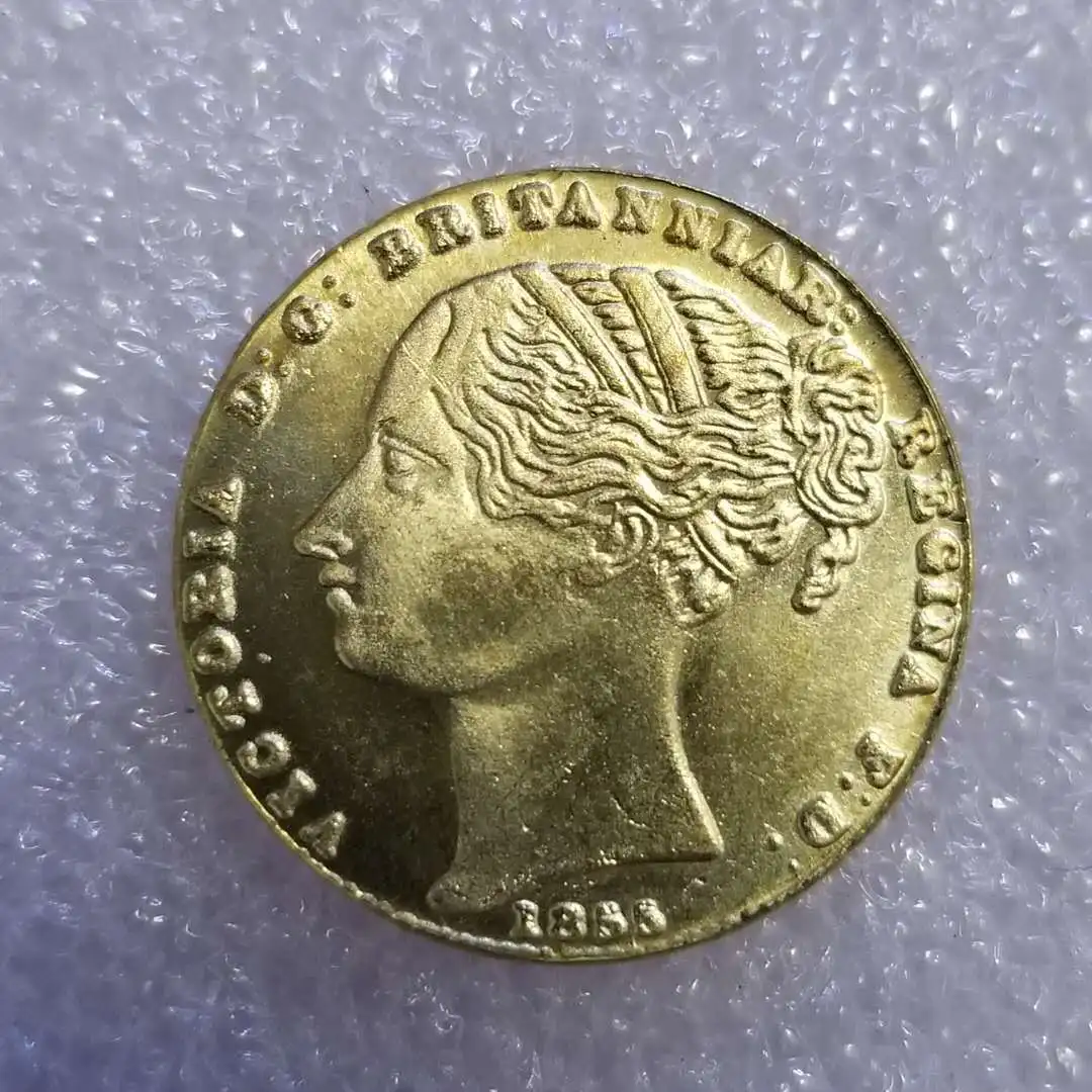 

1855 Европейская игра золотые и серебряные монеты, домашний декор, монеты на удачу, волшебные коллекционные монеты, оригинальные монеты, рожд...