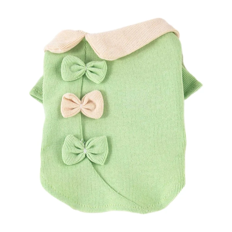 

Одежда для домашних животных для маленьких собак и кошек, летнее пальто, костюмы, милые украшения с бантом