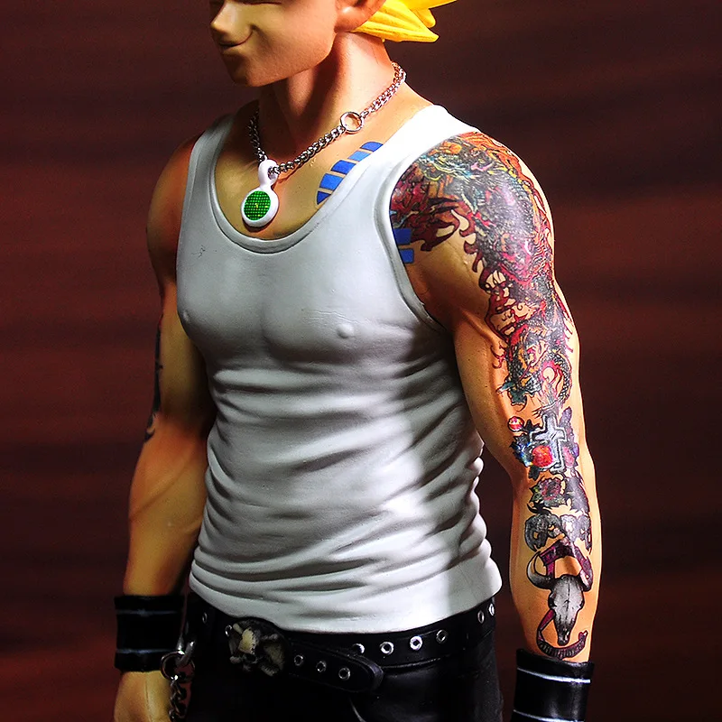 Bandai Драконий жемчуг Сон Гоку аниме модель Супер Saiyan экшн фигурка желтые волосы