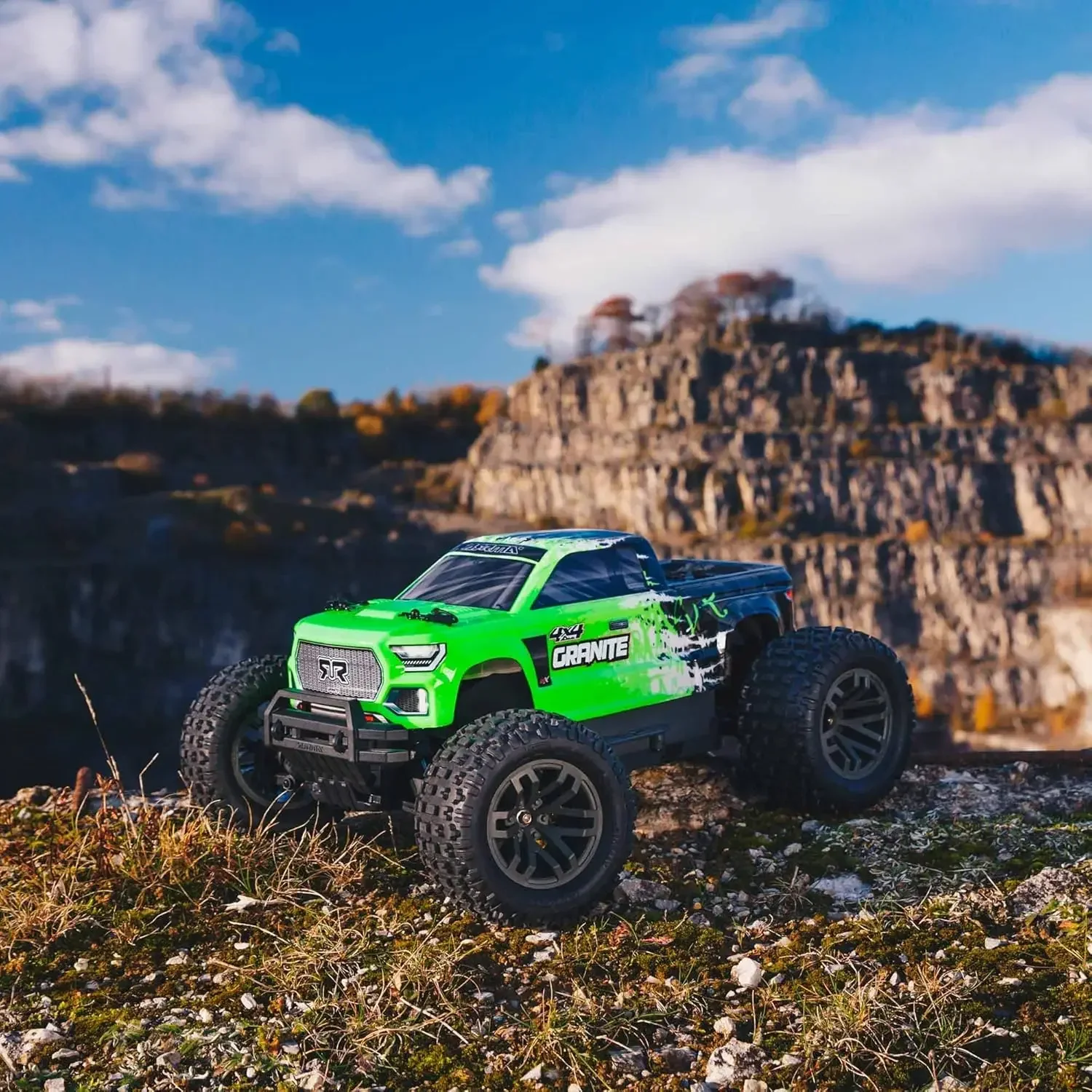 Фото AFor ARRMA 1/10 Granite 4X4 V3 3S BLX Бесщеточный Monster RC Truck RTR (передатчик и приемник в комплекте, аккумуляторы и зарядное устройство №5