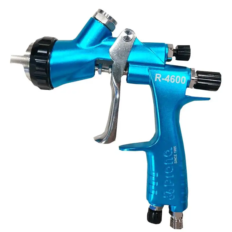 Gun  4600 Hvlp Low Pressure Spray Paint Car Spray Paint Tank 1.3/1.4 Caliber   High Atomization  Blue Gun Body