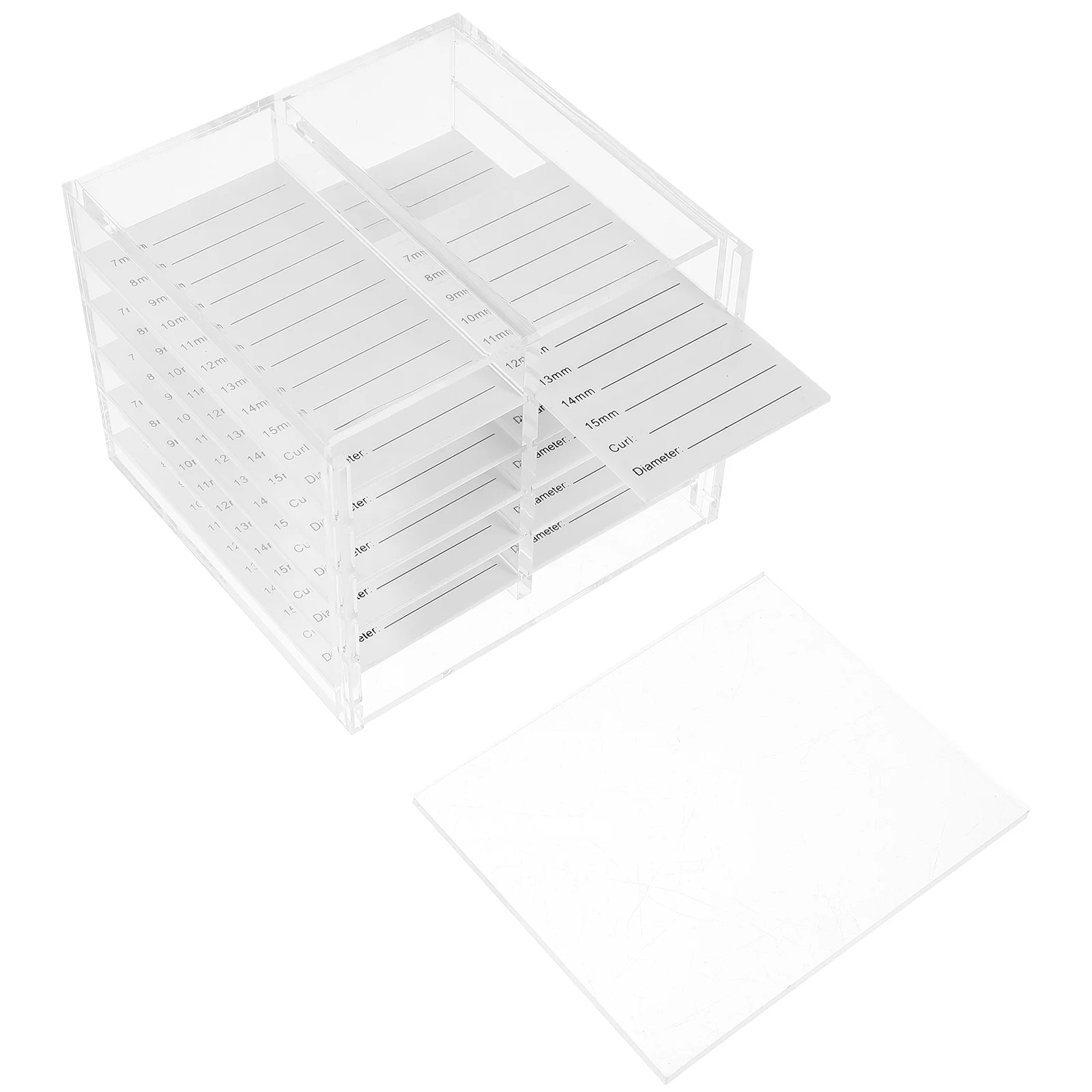 

Fake Eyelashes Multi Layers Eyelashes Packaging Box Storage Box False Eyelashes Storage Container