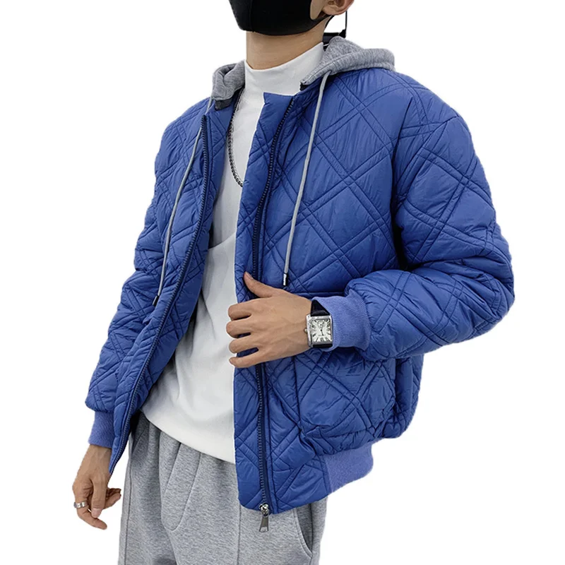 Winter Jacket Men Warm Fashion Casual Thickened Down Jacket Men Streetwear Korean Thick Short Coat Mens Hooded Parker Clothes