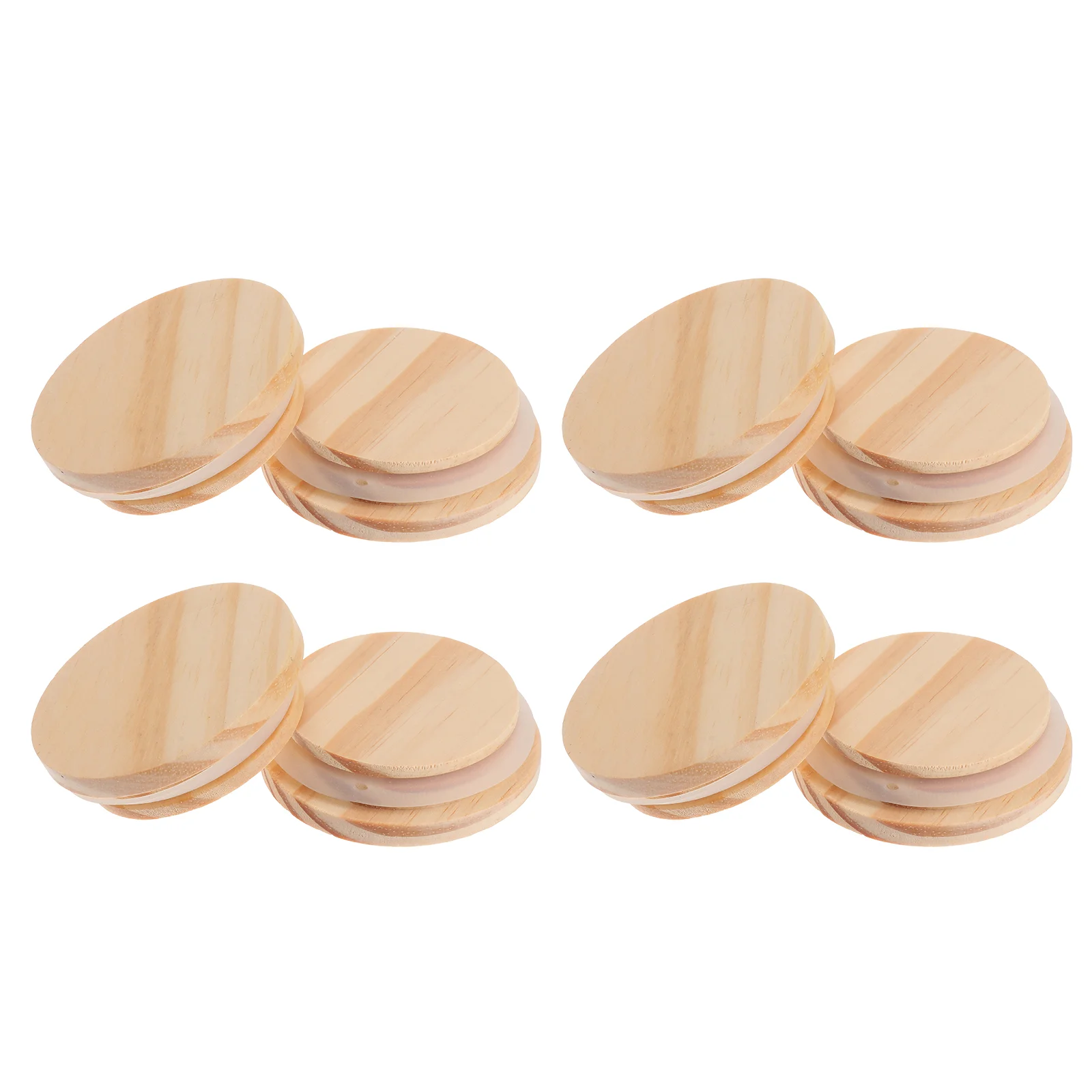 

Lids Jar Mason Lid Canning Mouth Wooden Regularwood Cup Bottle Widejars Cover Storage Mug Seal Reusable Tea Can Yogurt Fit Pine