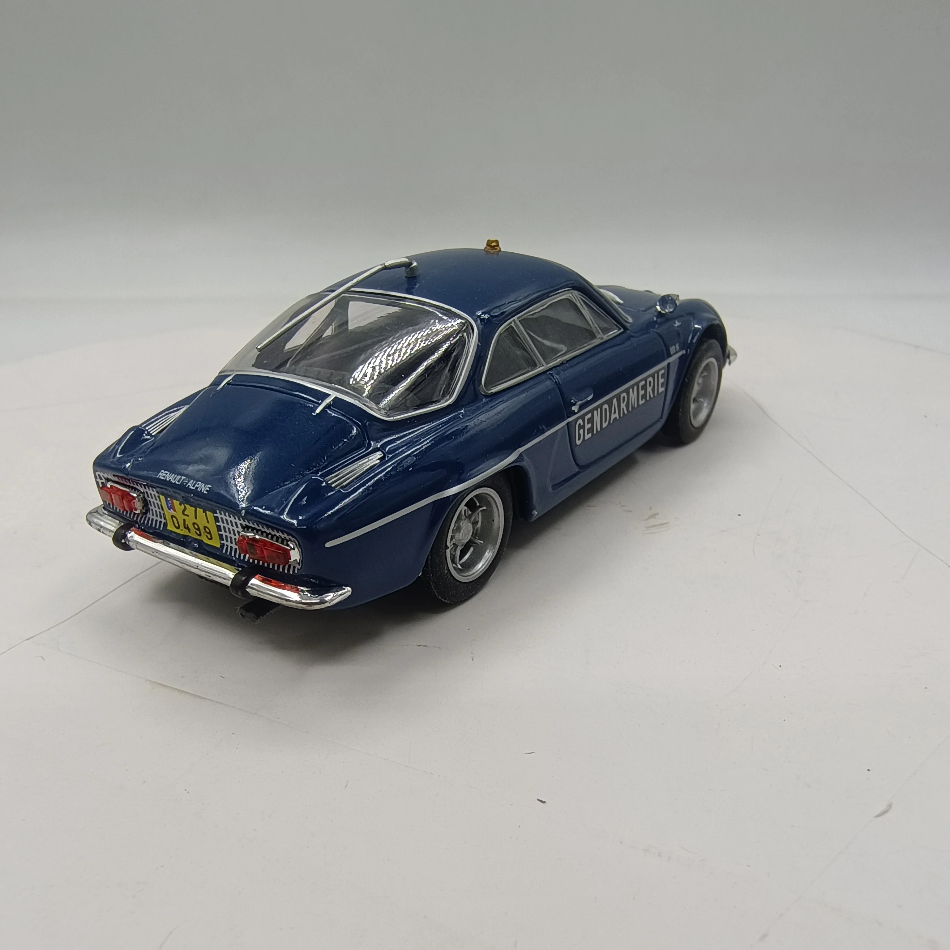 WELLY 1:43 Alpine A110 WRC Classic Police синяя металлическая модель автомобиля для взрослых