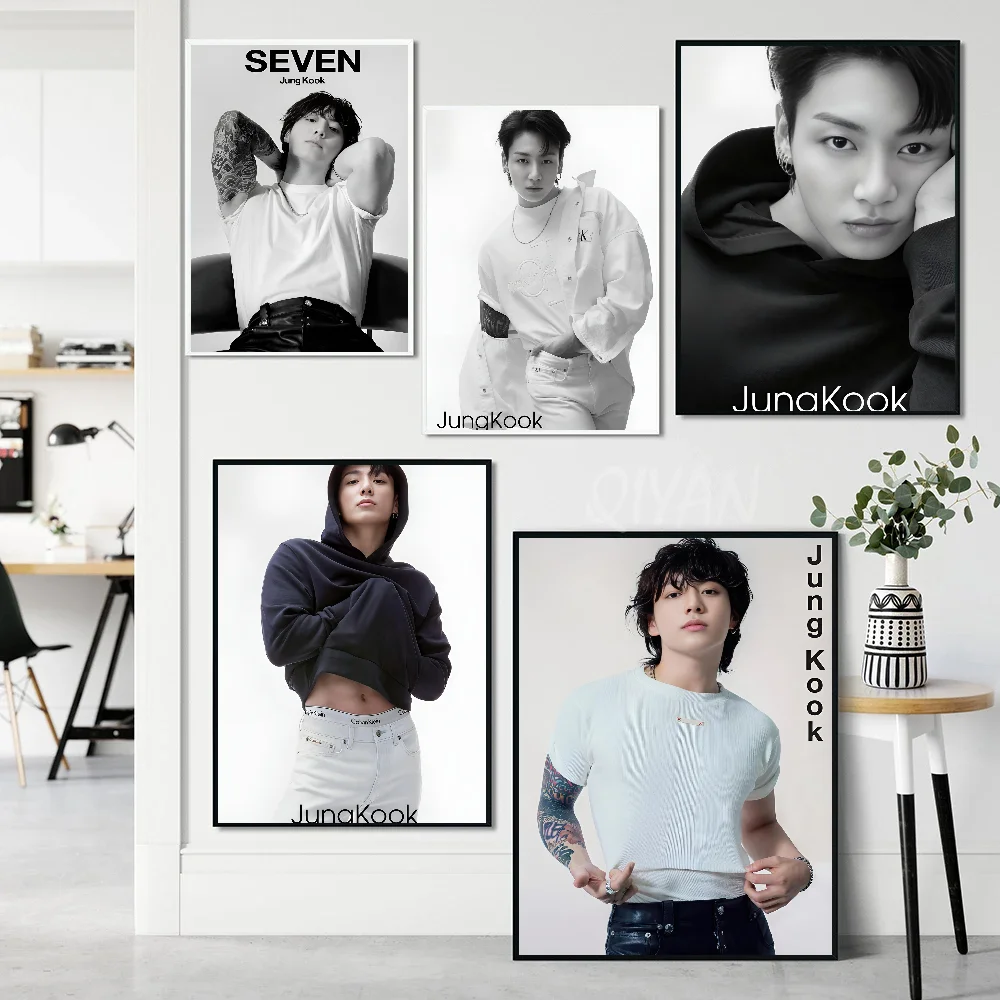 Современная поп-музыка идол певица J-JungkookS постер плакат наклейки художественные
