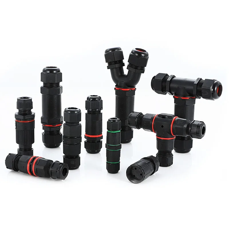 

IP68 waterproof cable connector I-type/T-type 2Pin 3Pin 4Pin 5Pin Electrical Terminal Adapter Wire Connector LED Light