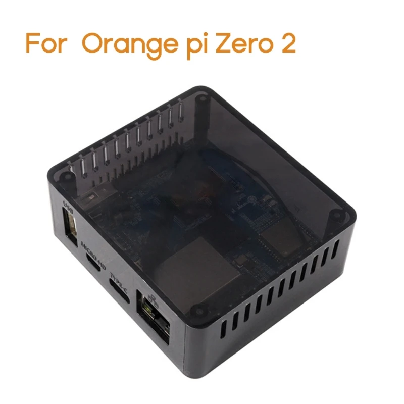 

Protective for Orange Pi Zero 2 Motherboard Heat Dissipation Cooler Box for Zero2 Module Cover Enclosure F19E