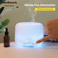 electric aroma diffuser 500ml household air humidifier ultrasonic cool mist maker fogger led light essential oil diffuser