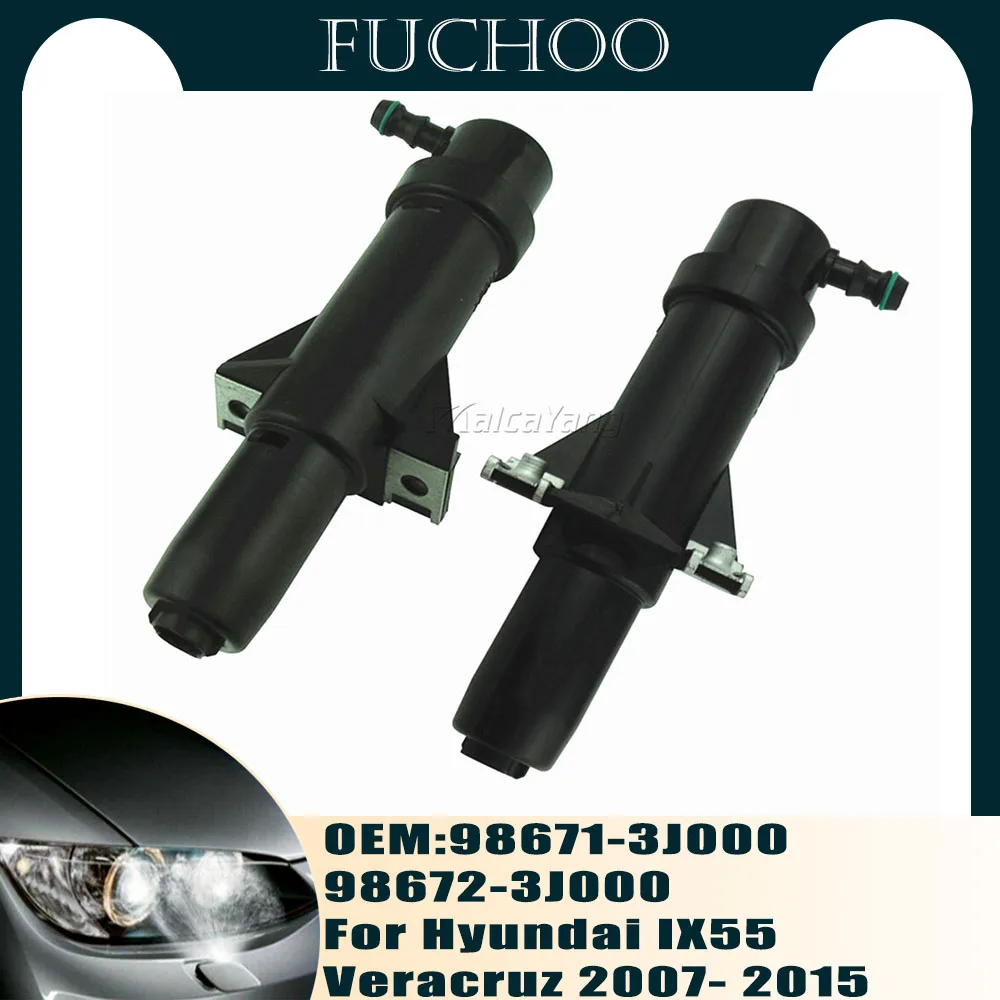 

Car styling For Hyundai IX55 Veracruz 2007- 2015 Front Headlight Washer Spray Nozzle Pump Washer Nozzle 98671-3J000