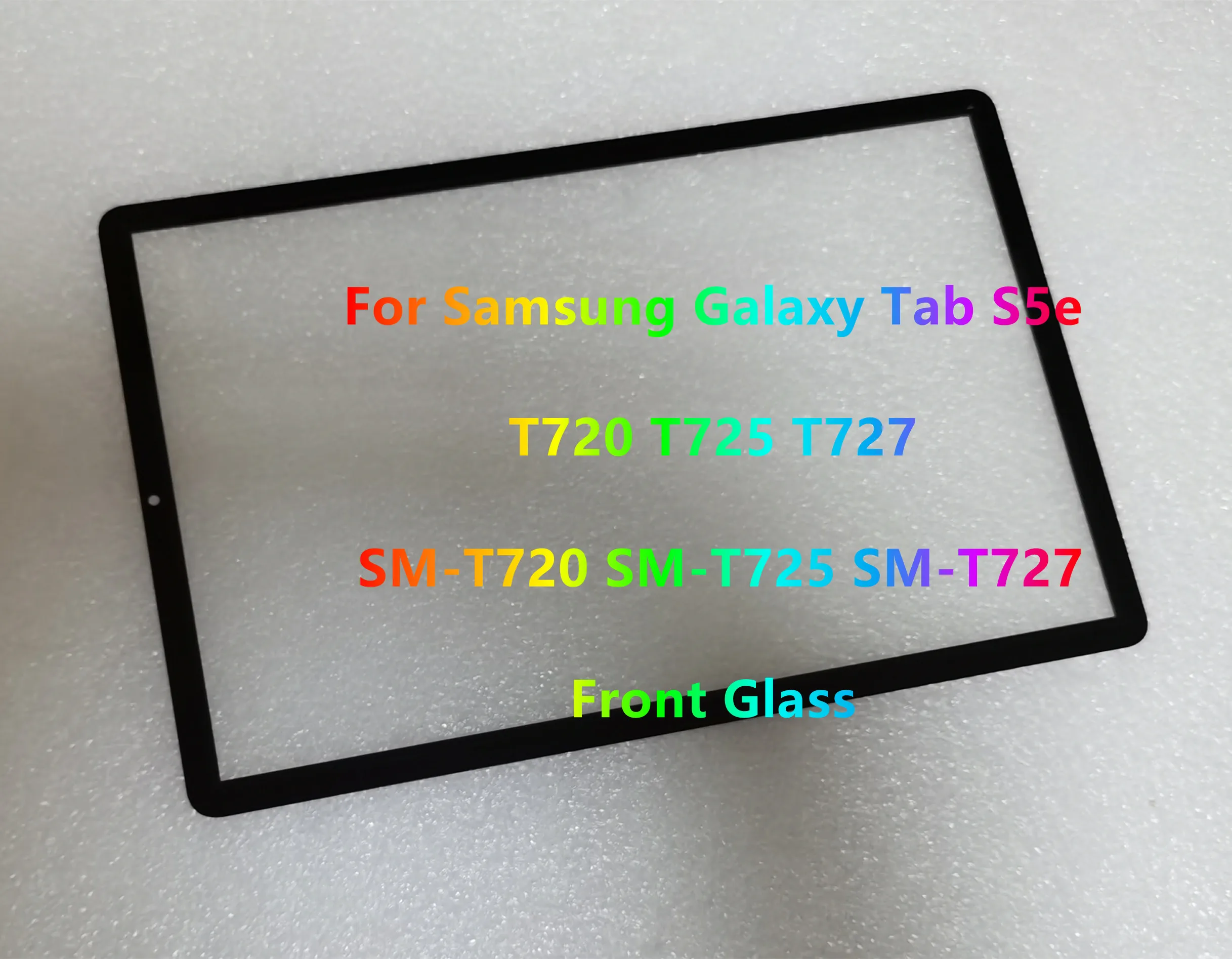 Фото Новинка 10,5 ''для Samsung Galaxy Tab S5e T720 T725 T727 SM-T725 T727 T720 сенсорный экран Переднее стекло внешняя панель + ламинированный OCA клей №4