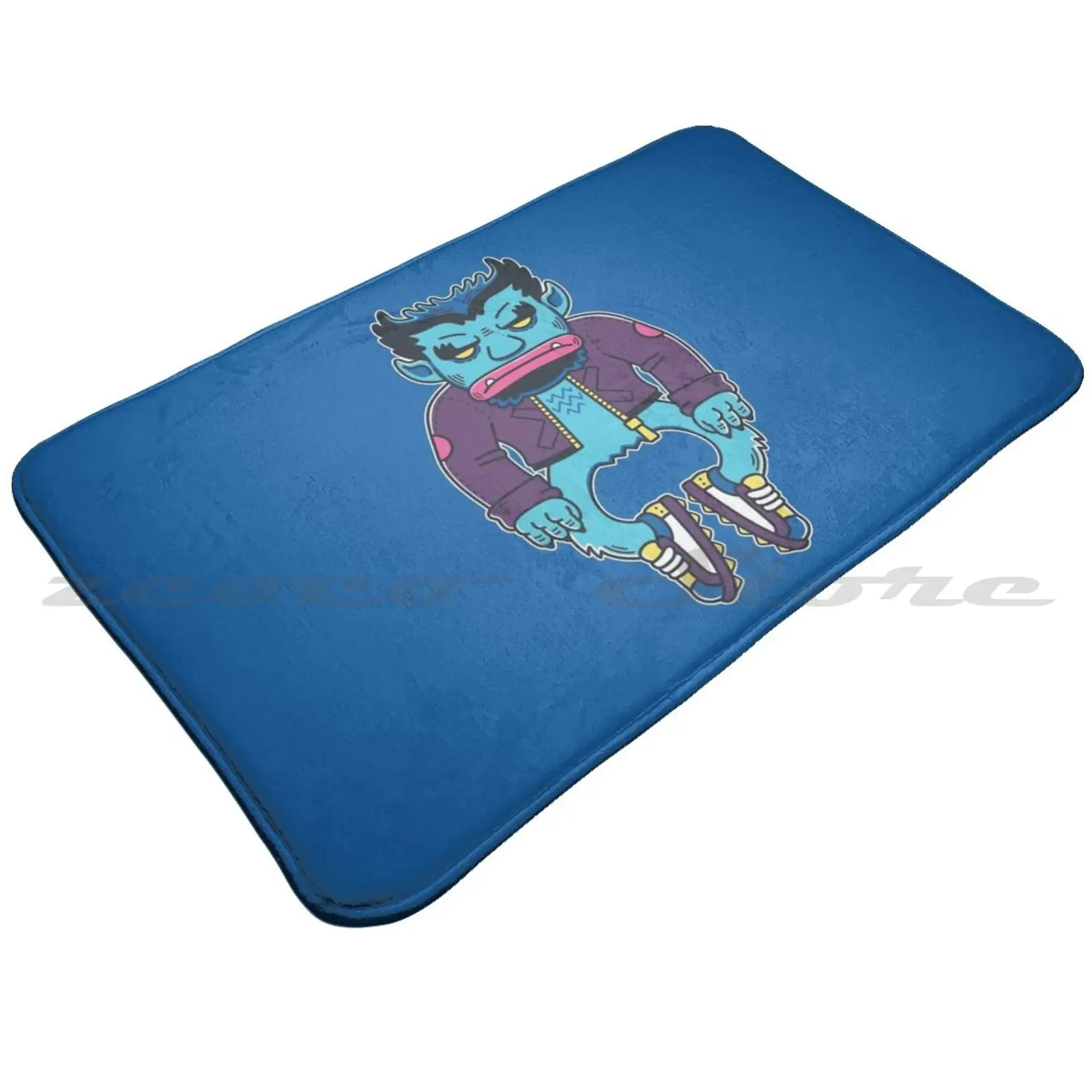 Мягкий нескользящий коврик подушка рисунок с изображением героев мультфильмов