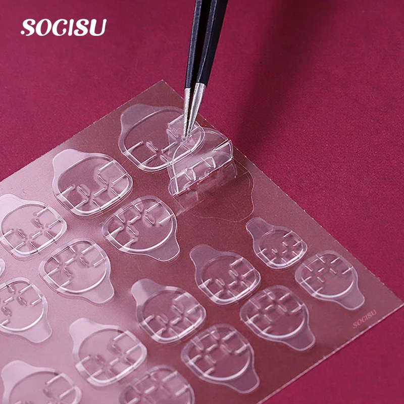 

120pcs False Nail Double Side Adhesive Tapes Glue Sticker DIY Nail Tips Fake Nail Art Decoration For Nails Extension Glue Tool