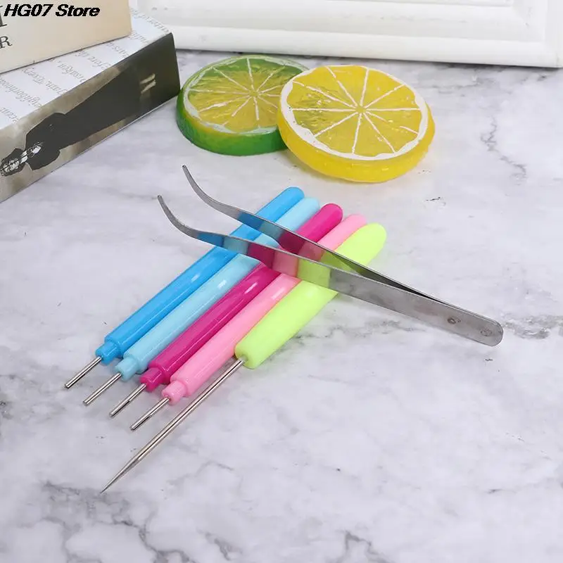 Набор бумажных инструментов для самостоятельной сборки 6 шт. пинцет бумаги иглы