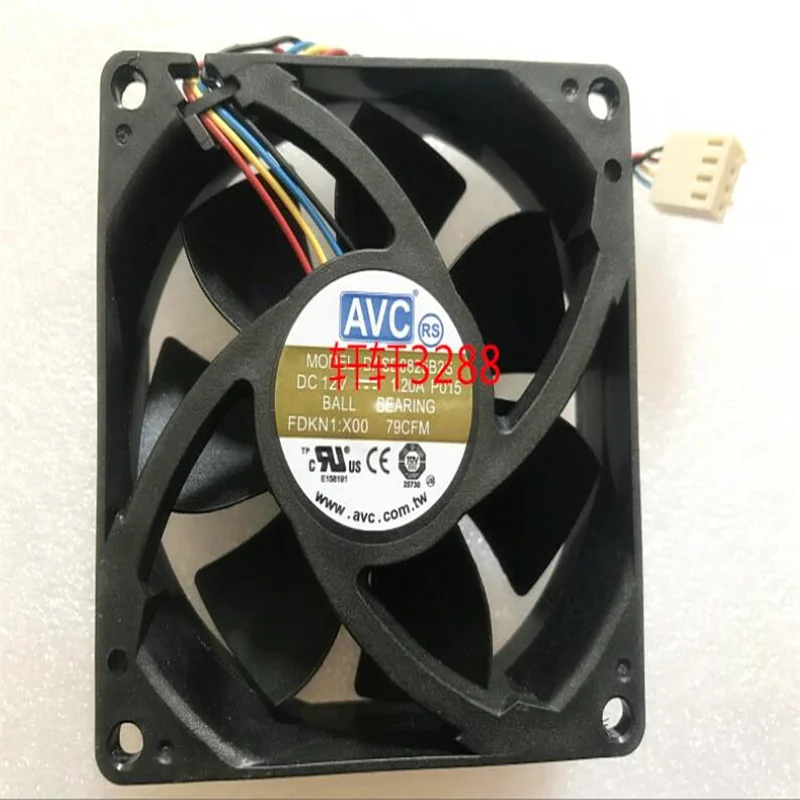 Wholesale: AVC DASD0825B2S 12V 1.20A 8025 8CM 4-wire server cooling fan