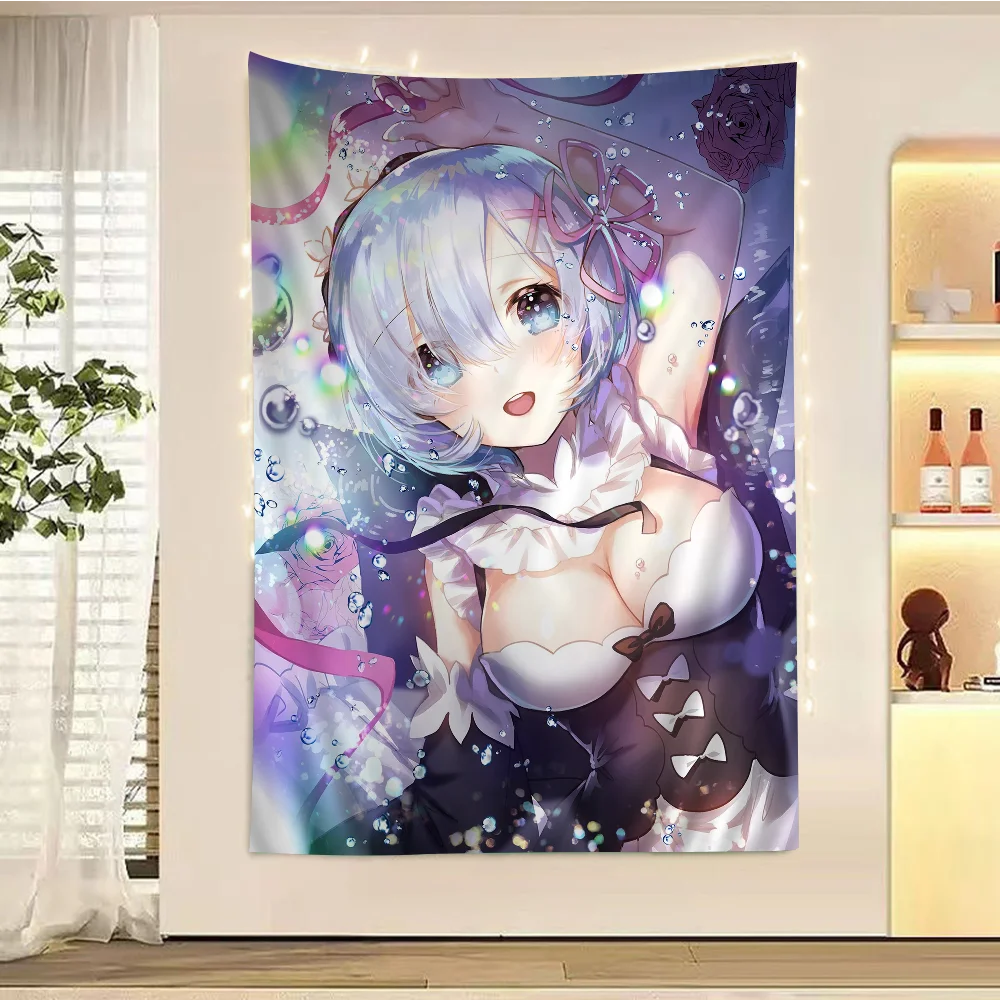 Rem R-ReZ-zero гобелен с героями мультфильмов искусство научной фантастики домашний