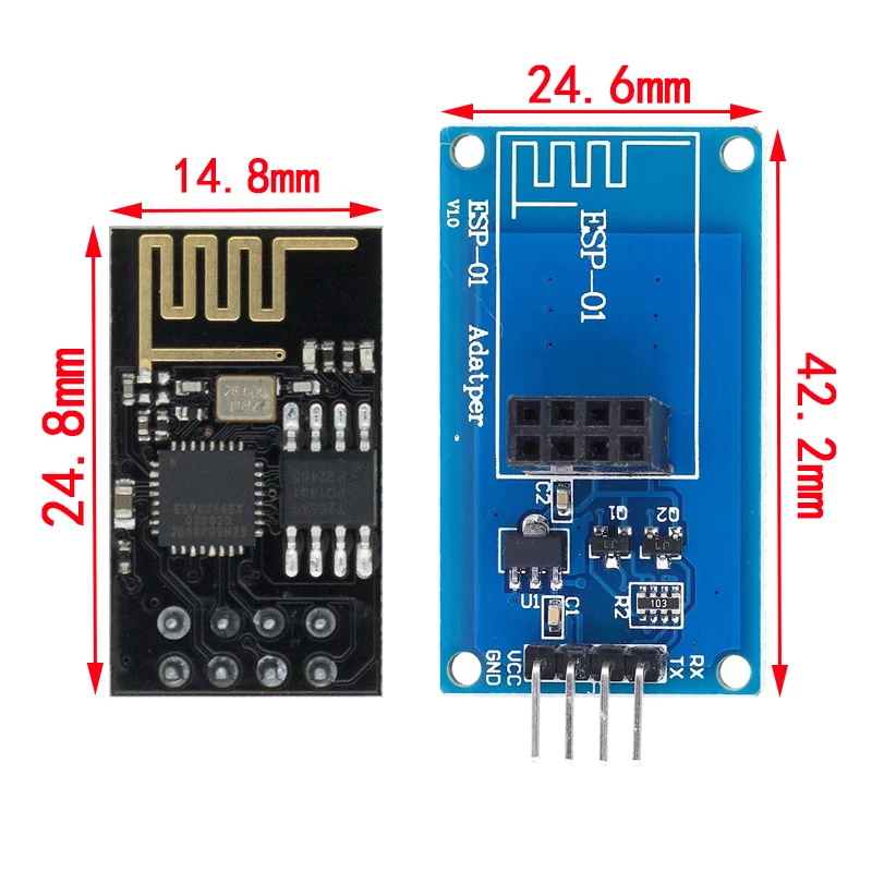 ESP8266 телефон с модулем беспроводного адаптера 3 В 5 в Esp01