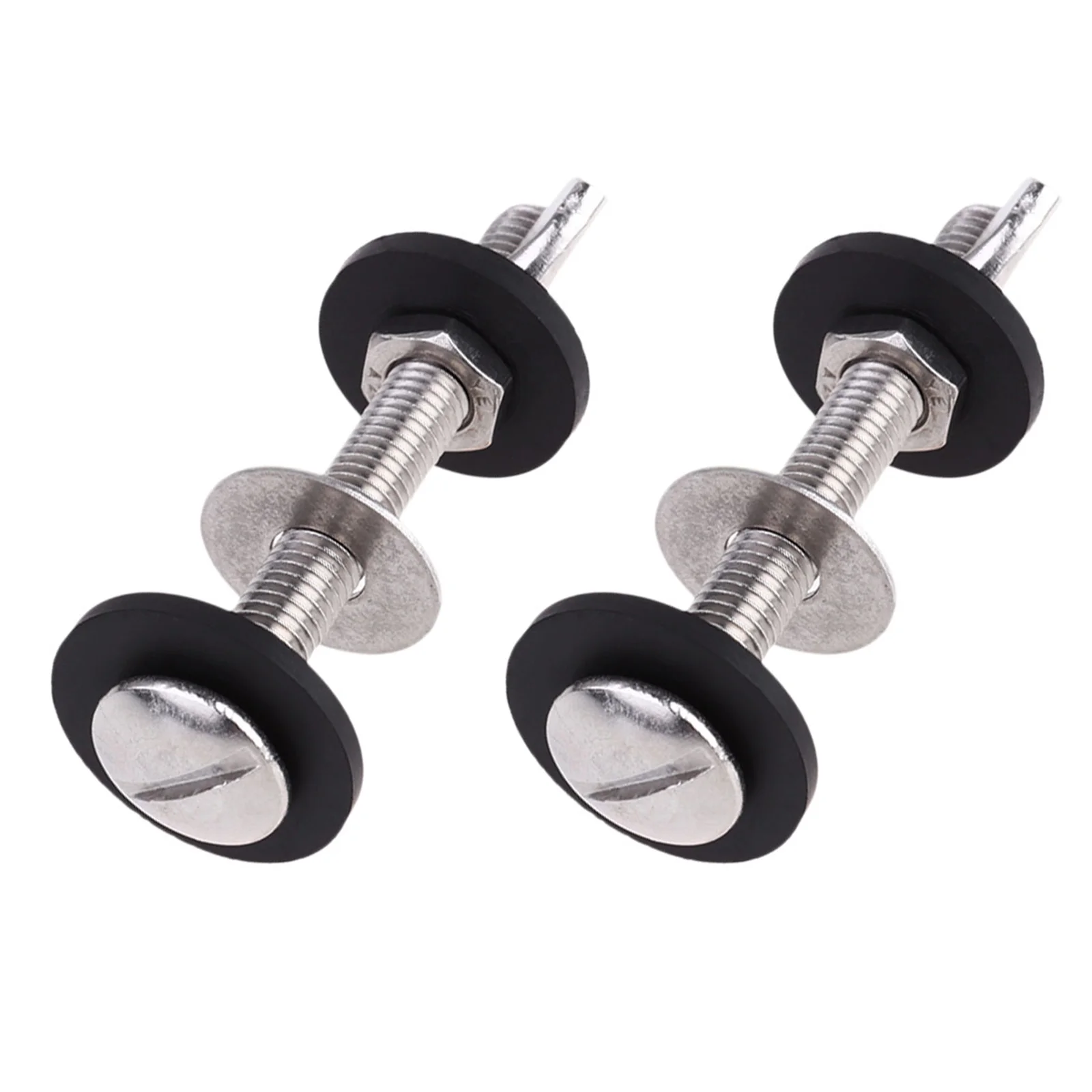 

2pcs Toilet Replacement Parts Toilet Floor Bolts Washer Sets