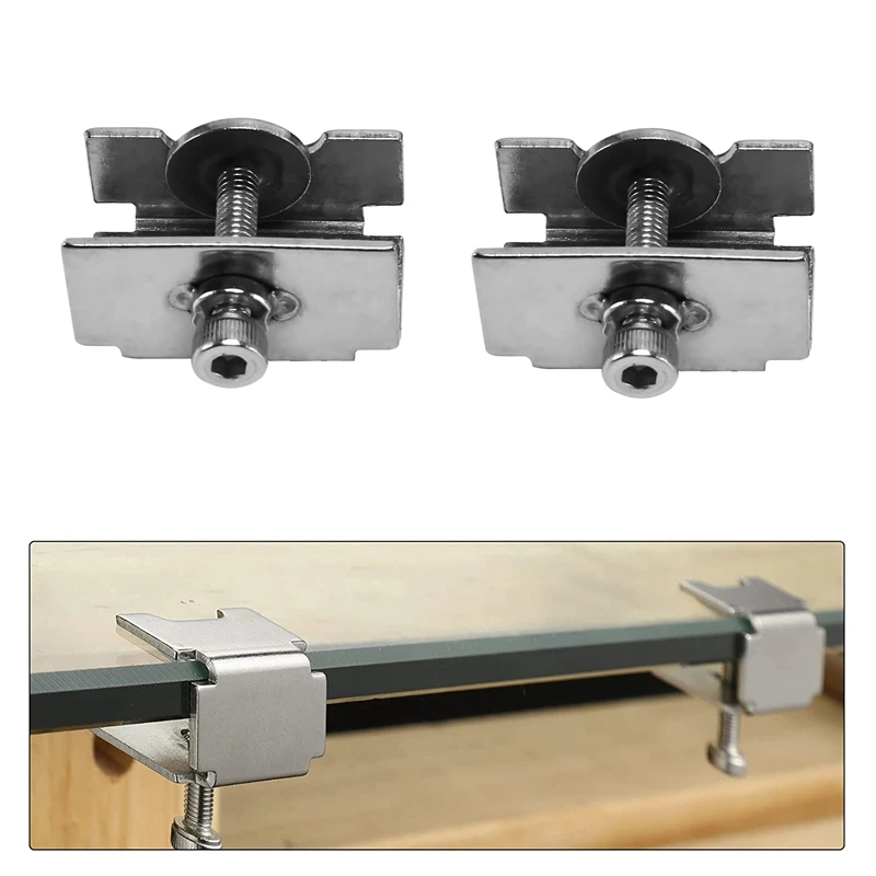Фото (B63C) Зажим для стеклянной платформы, совместимый с Ender 3/3 Pro/V2/3S, Ender 5/Pro, регулируемый зажим-фиксатор для 3D-принте №2