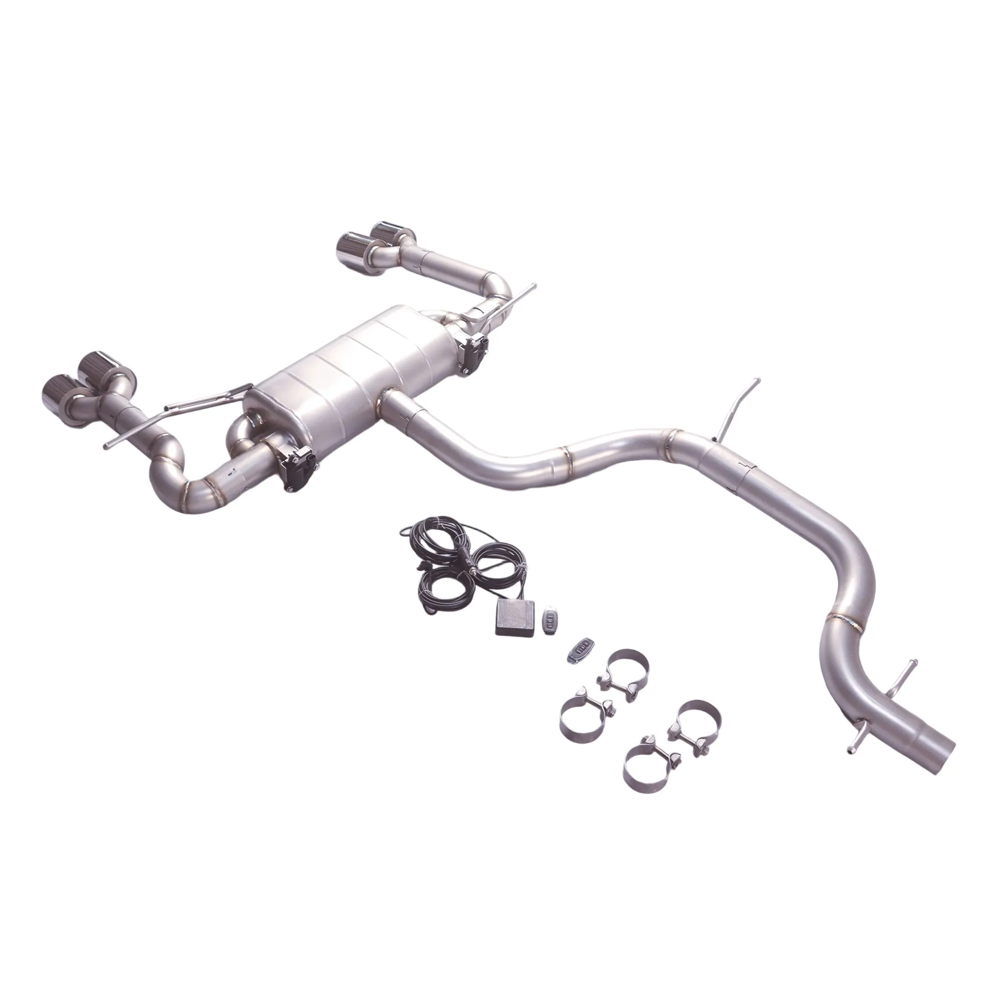Фото Выхлопная система Catback с электроклапаном для Volkswagen EOS 2.0T из нержавеющей стали 304 №4