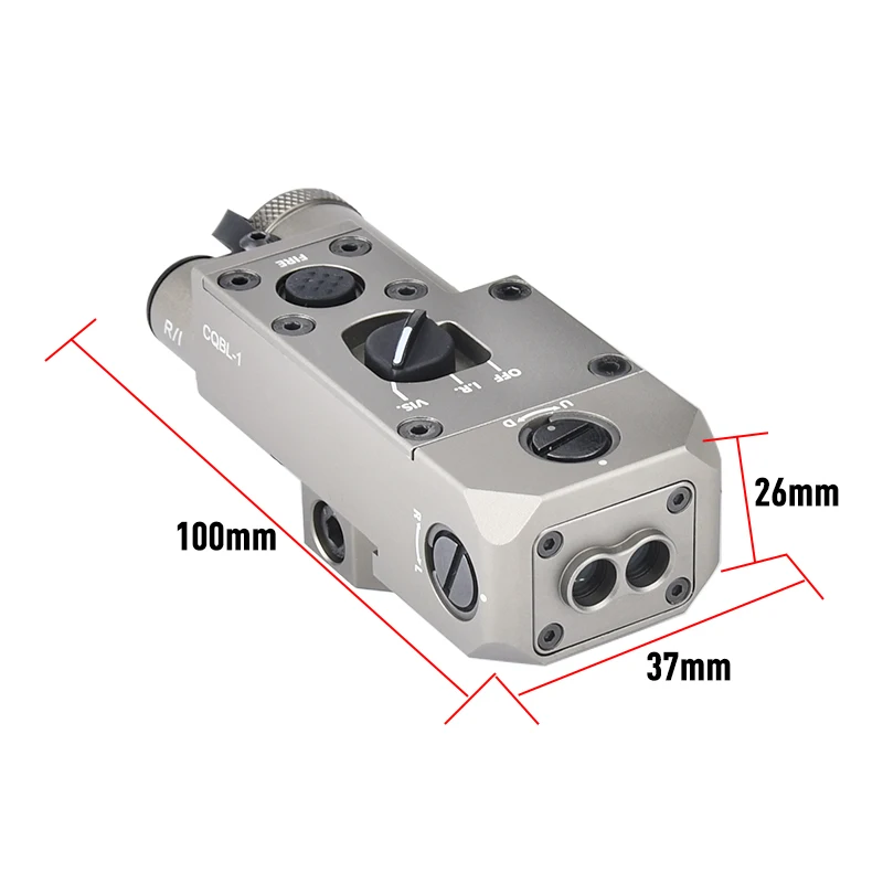 WADSN Металл CQBL-1 Красная точка Зеленый Синий ИК-индикатор Охотничье оружие Свет