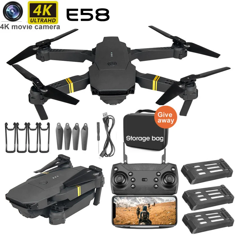 

E58 UAV HD 4K aerial camera remote control aircraft four axis aircraft drone 4k profesional 4k camera drone drones with camera