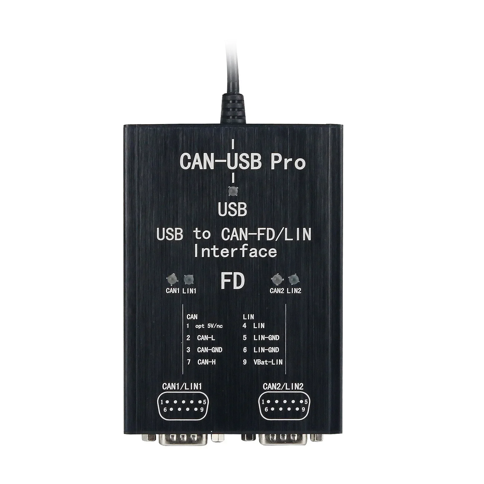 Фото Горячая распродажа 2025 Hamgeek PCAN-USB Pro PCAN FD PRO 8 Мбит/с 12 Мбит/с USB-адаптер CAN 2-канальный CAN FD, совместимый с IPEH-004061 для P №3