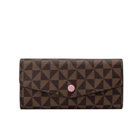 long wallet female version multi card position wallet presbyopia wallet tri fold wallet multi function coin purse