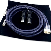 pair wild blue yonder xlr balance hifi audio speaker cable band carbon fiber 72v battery for amplifier cd player