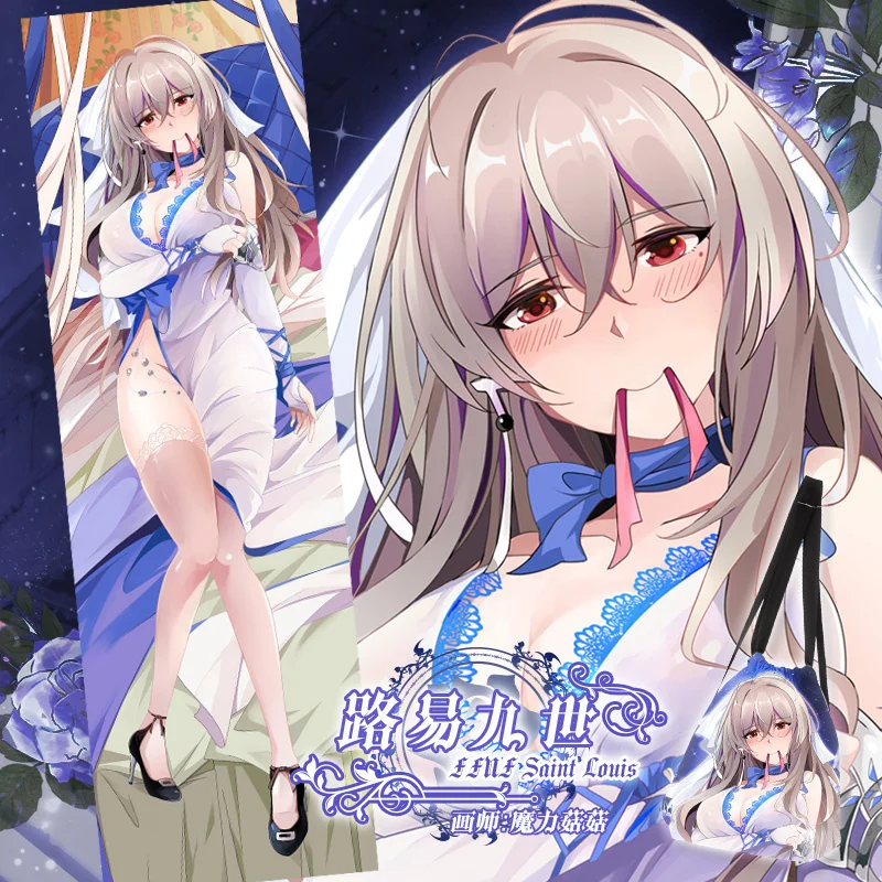 

Anime Game Azur Lane FFNF Saint Louis Sexy Dakimakura Hugging Body Pillow Case Otaku Throw Pillow Cushion Pillow Cover Gifts