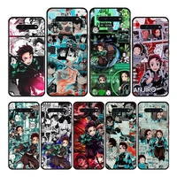 silicone cell case cover for lg k41s k61 g8 thinq g7 q61 k50 k42 k51s k52 k71 k92 5g k50s g6 q52 tpu capinha demon slayer art