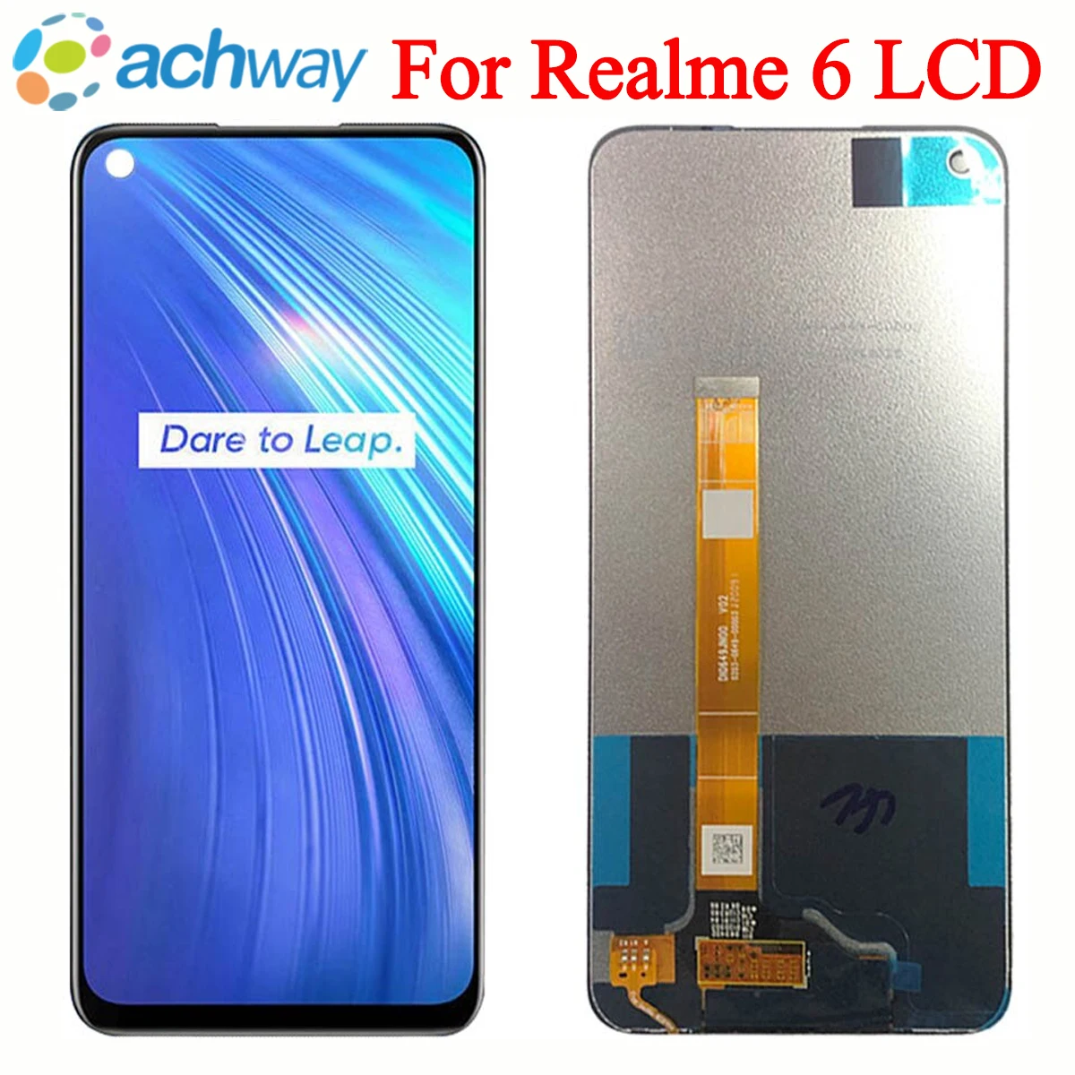 

Протестированный Новый ЖК-дисплей для OPPO Realme 6 RMX2001, Внешний ЖК-дисплей для телефона 6,5 дюйма Realme 6, полный ЖК-экран