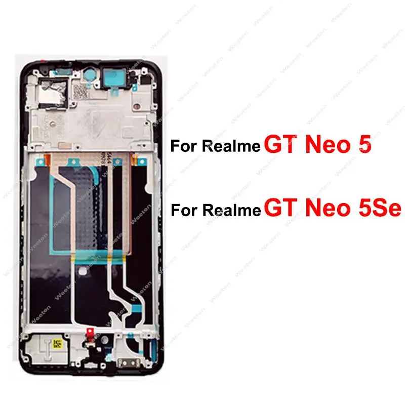 Для Realme GT Neo 5 Neo 5Se сменная передняя рамка корпуса ЖК-дисплея