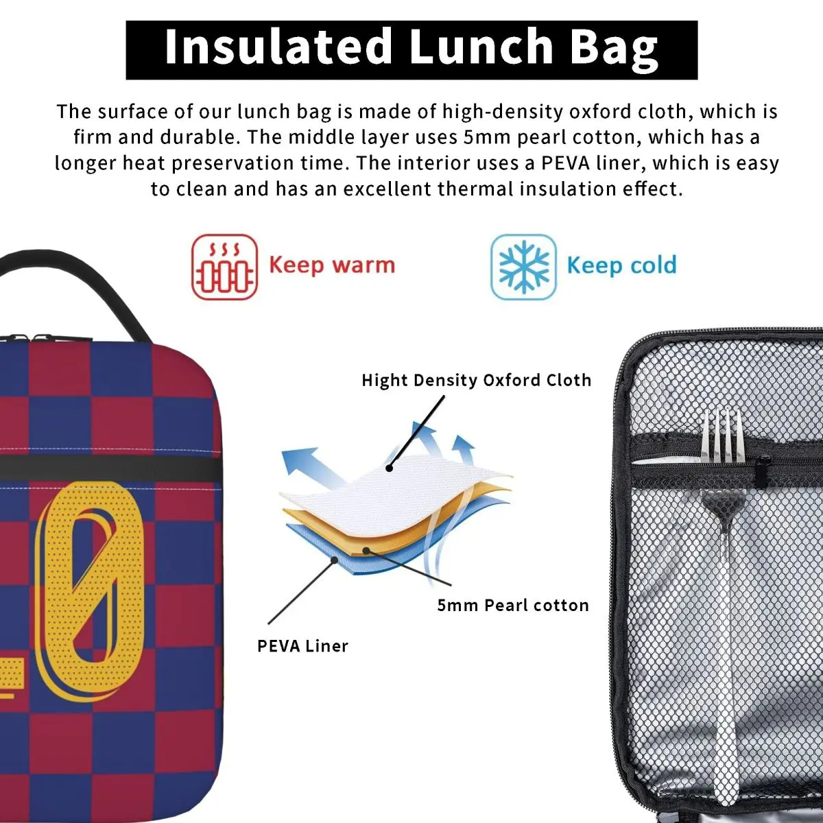 Аргентина номер 10 футбольная изолированная сумка для обеда сумка-холодильник