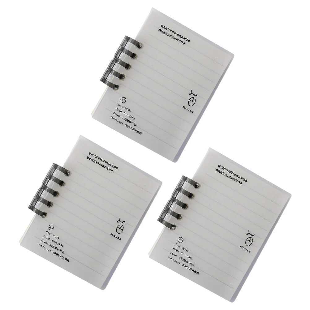 

3Pcs Vocabulary Practice Notepads Study Memo Note Manual Book Carry Pocket Diary Book