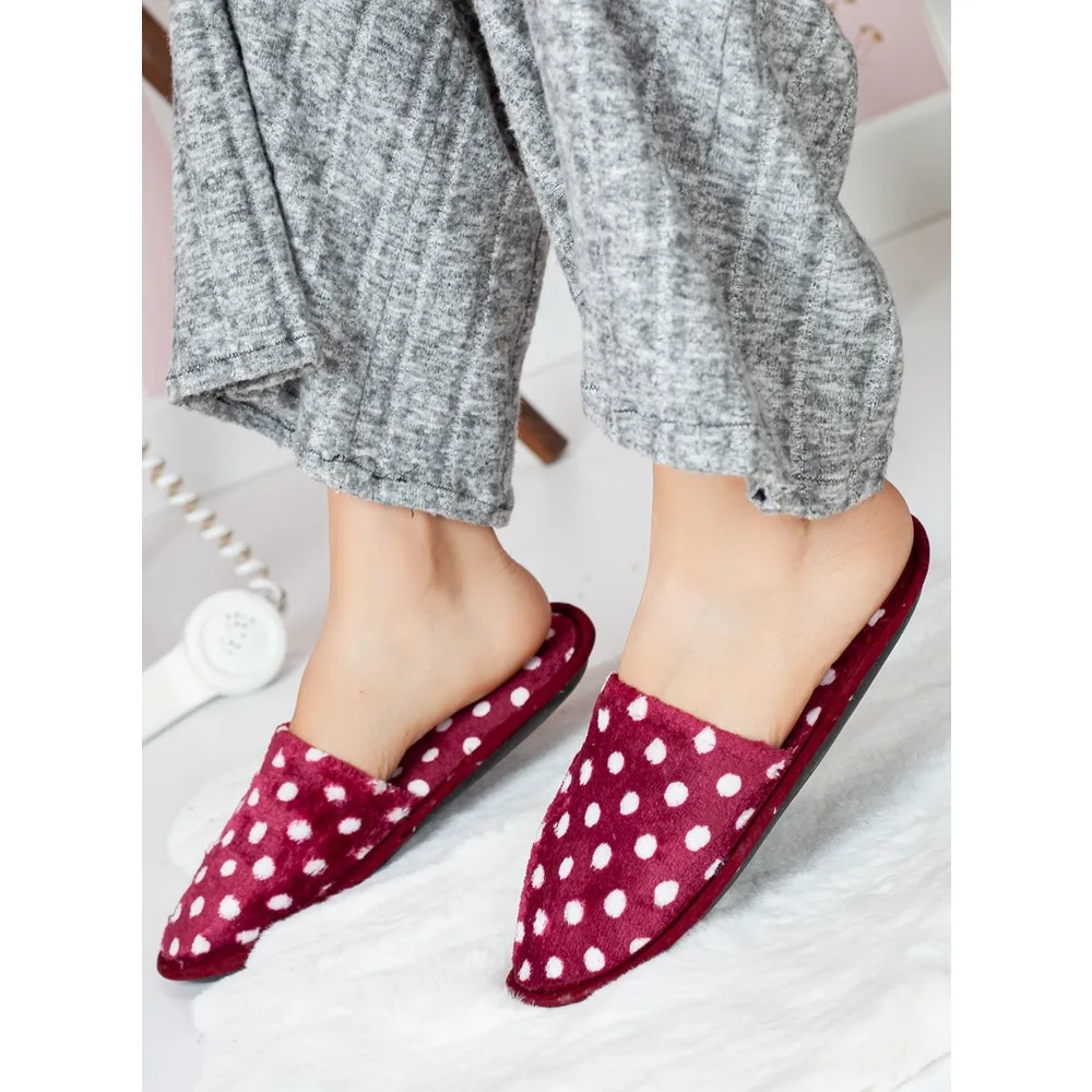 

Dorlie Home Slipper-Burgundy-Dorlie
