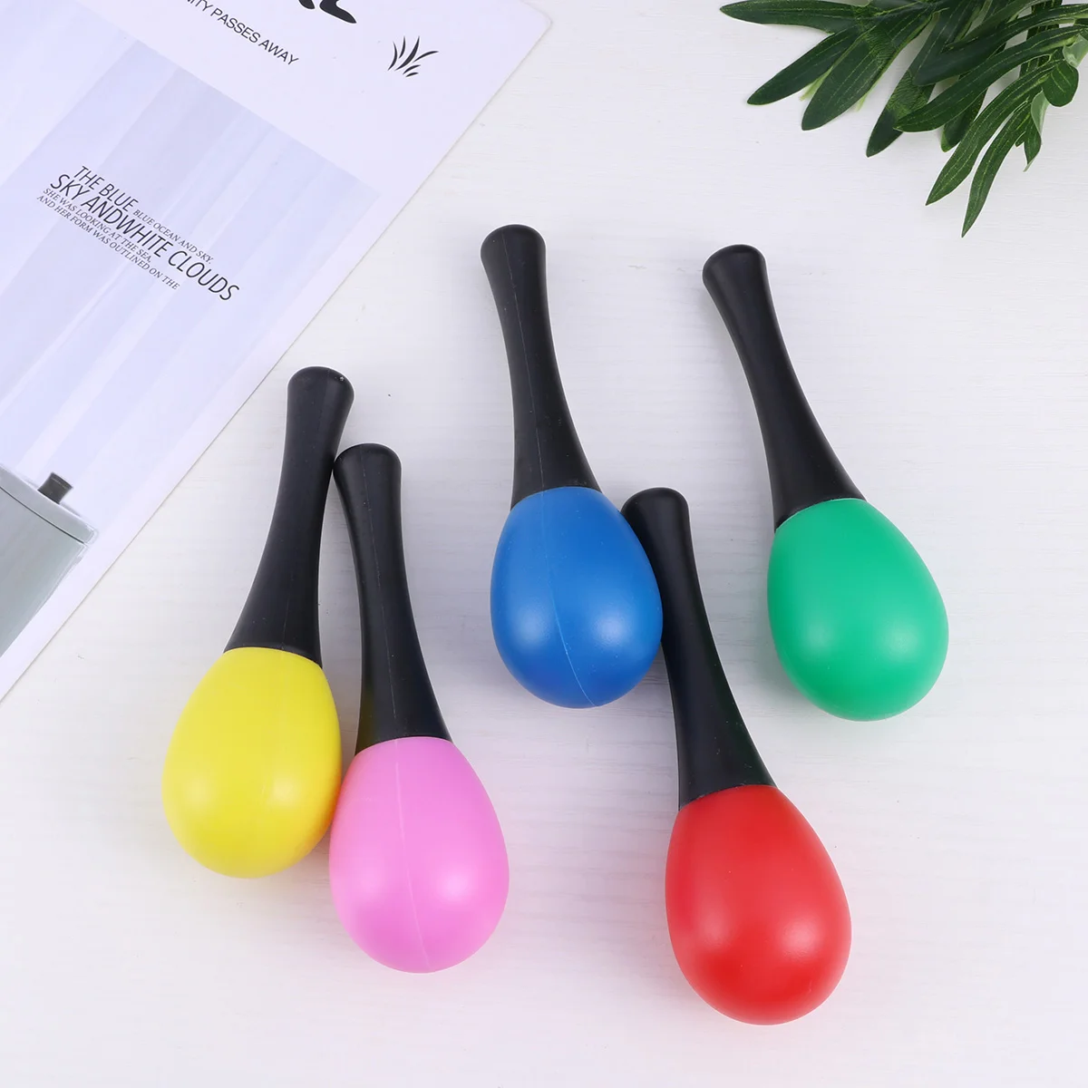 

10 Pairs Musical Gifts Maracas Kids Baby Instruments Cinco De Mayo Party Decorations Kids Musical Toys Toddlers Maracas Whisk