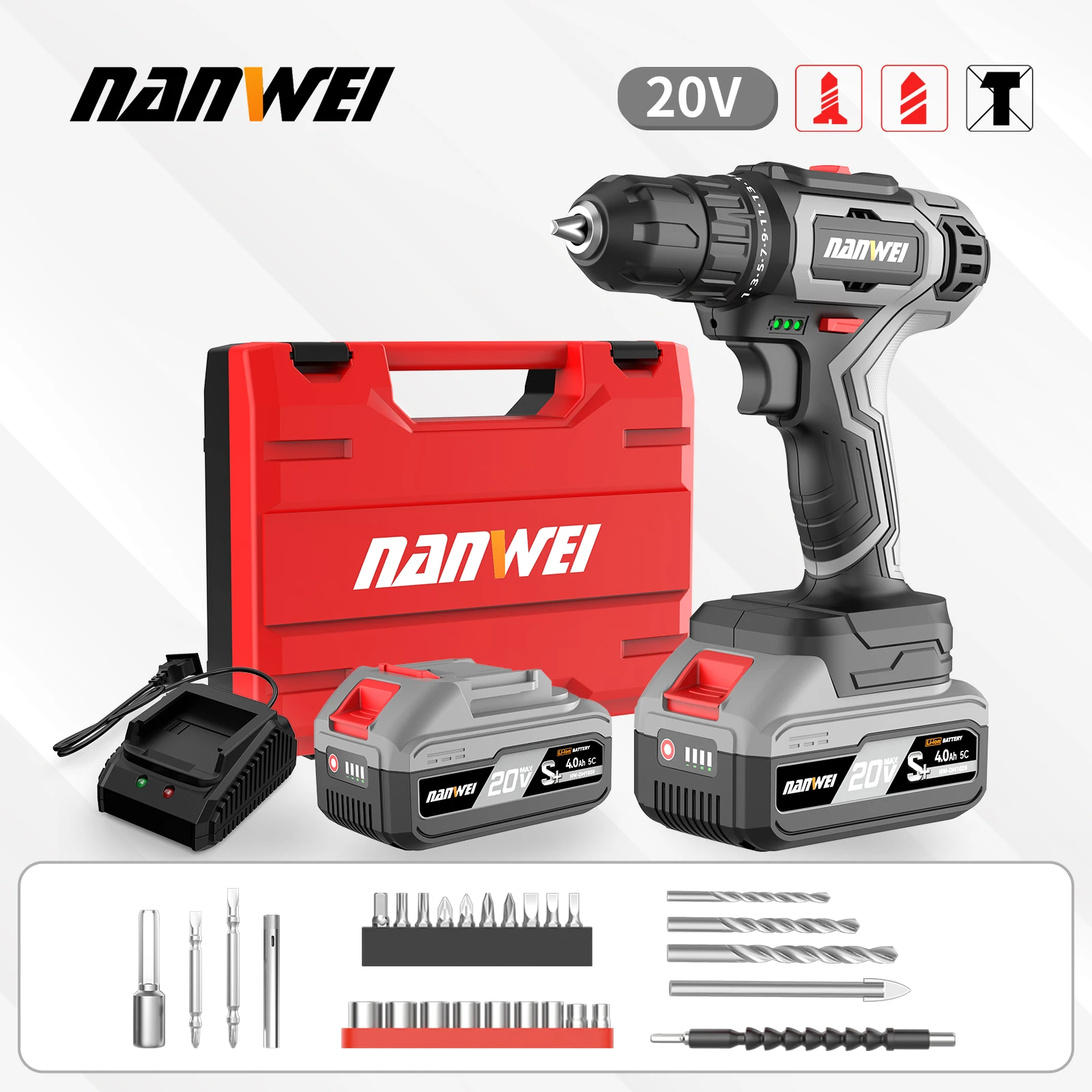 

Беспроводной шуруповерт NANWEI