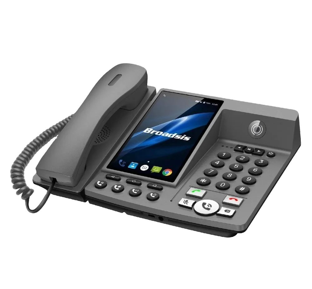 

Desktop IP Phone Video VoIP service inside- Android 7.0 4G- Easy Call System support 3G WIFI SIM card for conference call