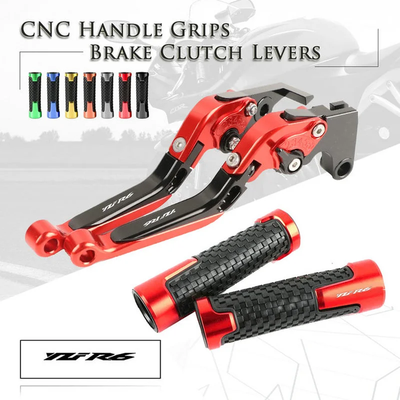 

Складные Выдвижные Регулируемые рычаги тормозной муфты с ЧПУ, рукоятка руля, ручные захваты для YAMAHA YZF R6 YZF-R6 1999-2004