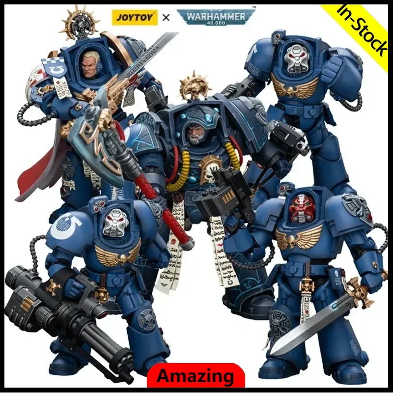 [В НАЛИЧИИ] JOYTOY Warhammer 40K 1/18 НОВЫЙ Ультрамарин Терминатор Отряд библиотекар Аниме