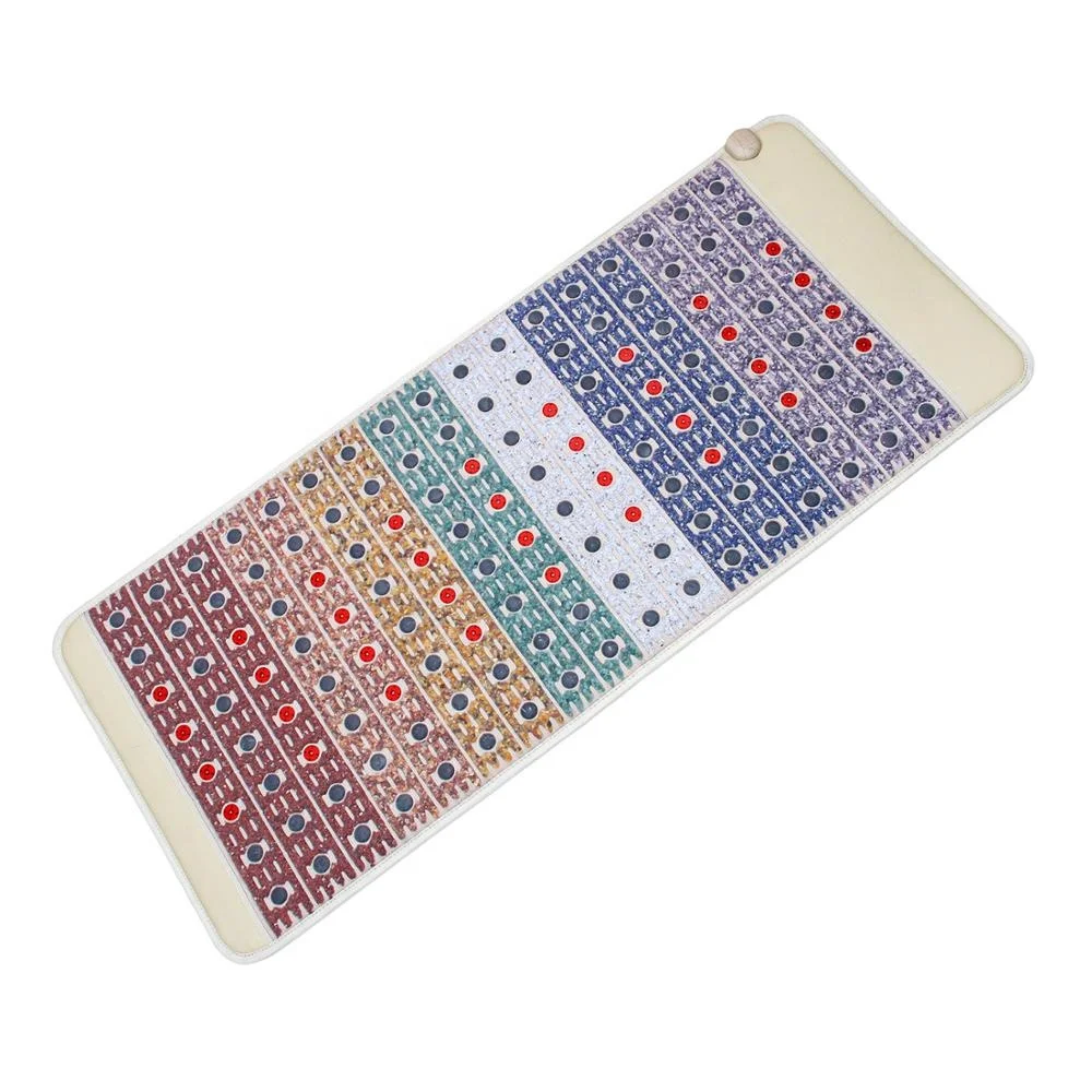 

Balance your Chakras Yoga Mats Amethyst Mattress Photon Tourmaline Heated Mat