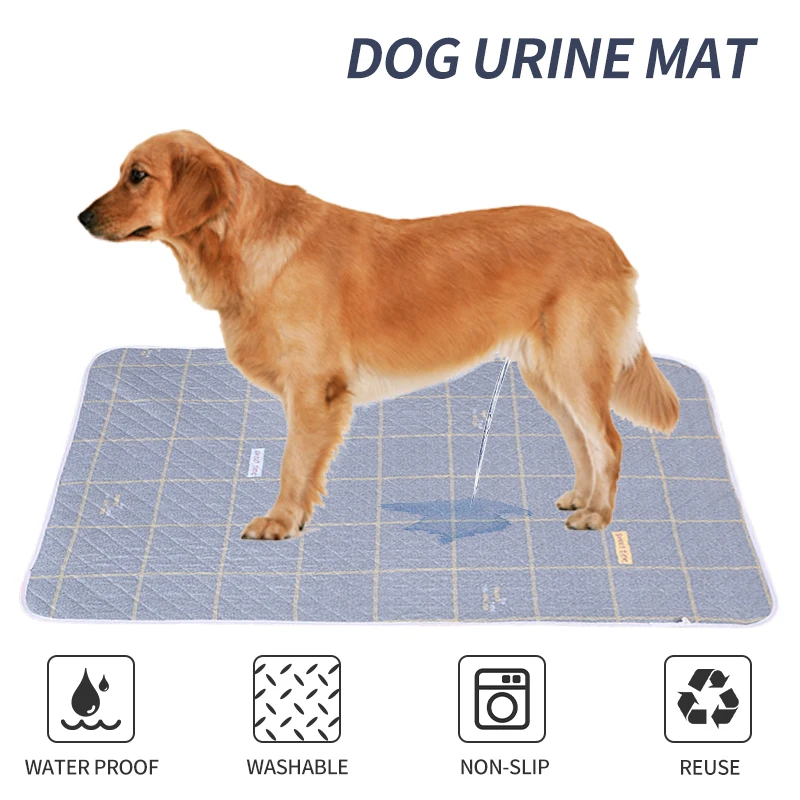 Моющийся коврик для подгузников собак дрессировки щенков многоразовый