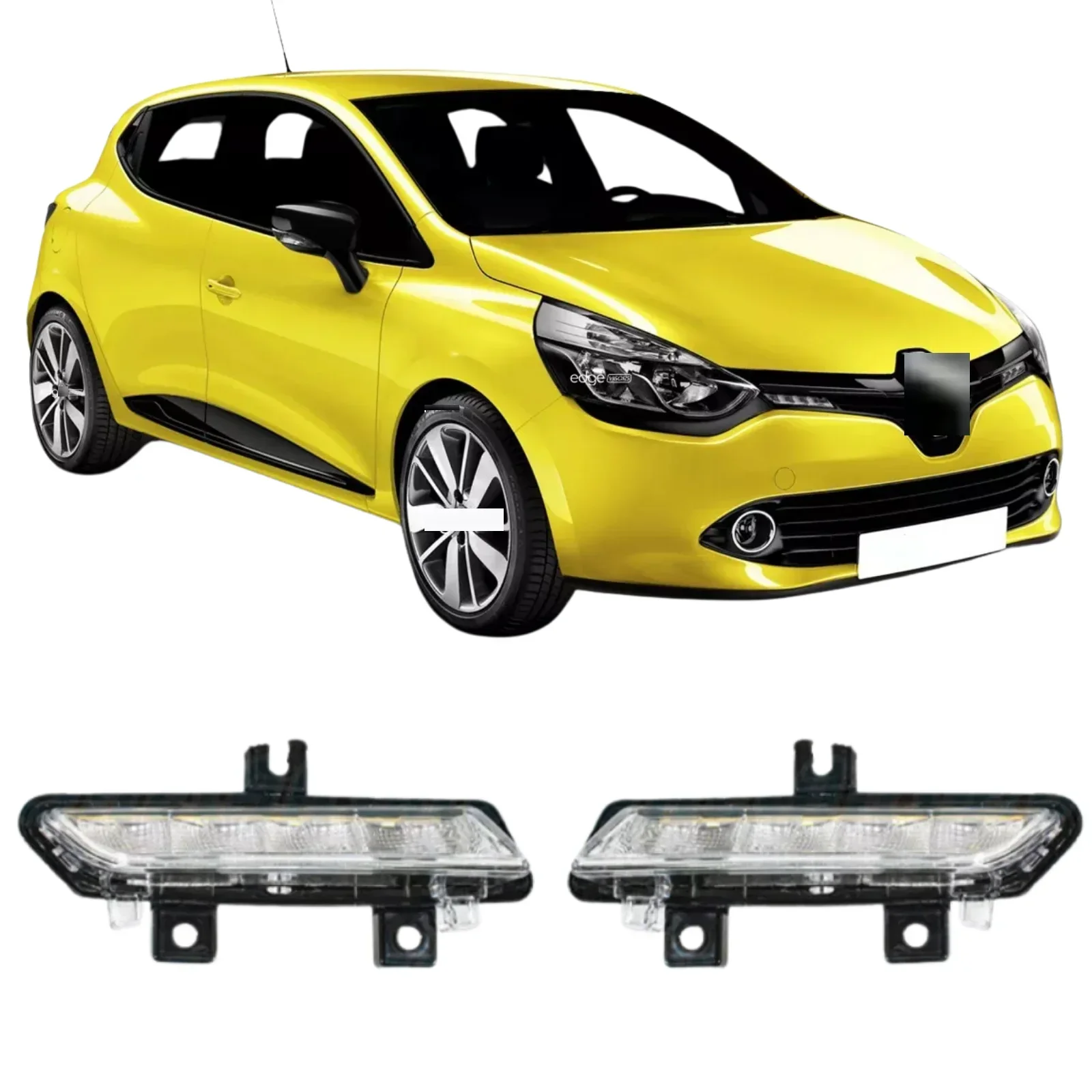 Фото Для Renault Captur Clio 4 дневные ходовые огни 2012-2015 левый, правый или 2 шт. дневные ходовые огни 266003864 Р 266059493 Р №1